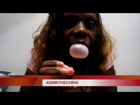 ASMR Chewing Bubble  Gum (Request) Whispers