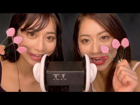 【ASMR】Twins Eating Chocolate🍫 チョコレート咀嚼音 【音フェチ】