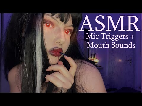 🦇 ASMR Vampire Gives You Tingles | Mic Triggers, Mouth Sounds, Follow my Instructions, Mic Pumping☽