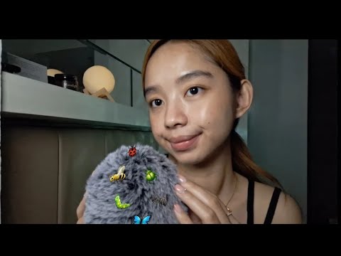 ASMR bugs searching, eating and swallowing them! 🦋🐛🐜🐝🪲🐞