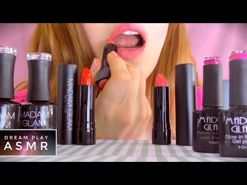 ★ASMR★ Ich teste vegane Lippenstifte 💄& Farbwechsel Nagellacke | Dream Play ASMR