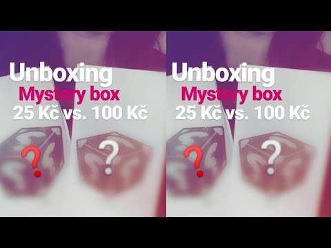 ASMR CZ rozbaluji dva mystery boxy  *Fail* 😀