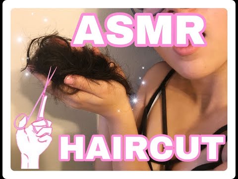 [ASMR] ✨✂️WASHING & CUTTING HAIR ✂️( LITTLE TALKING)