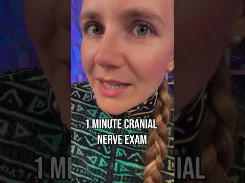 1 Minute Cranial Nerve Exam #shorts #asmr #asmrshorts