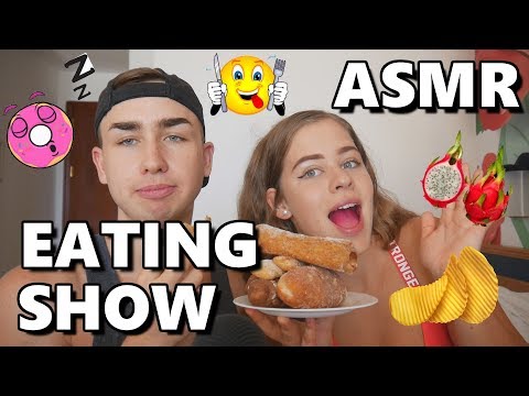 ASMR Eating Show, Mukbang 먹방 🍉 | Pitaya, Bakery, Crisps🍩🍦 | ASMR Couple 💏