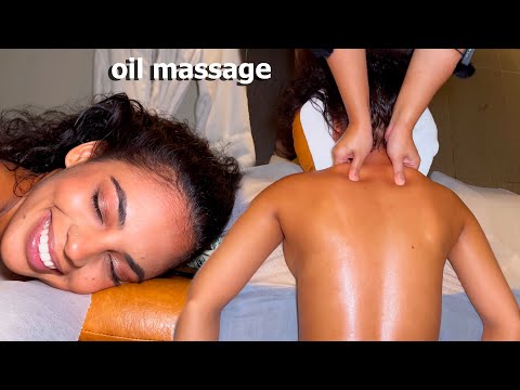 ASMR: I Tried a Relaxing Full Body Oil Aromatherapy Massage!