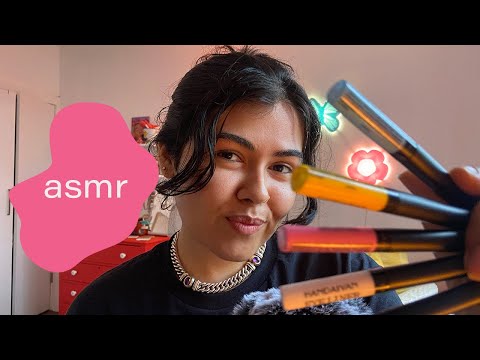 Cozy ASMR| Painting your face! (positive affirmations, visual triggers, fluffy mic triggers )