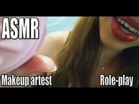 {ASMR} Artest does your makeup | role play