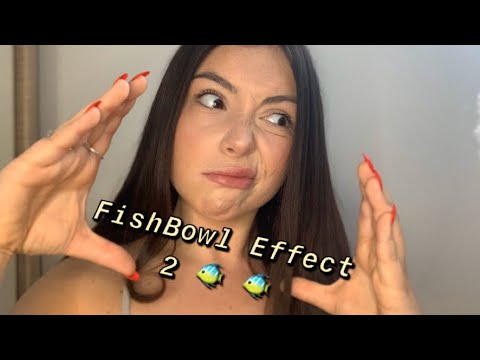 ASMR FISHBOWL EFFECT 2 | INAUDIBLE WHISPERING