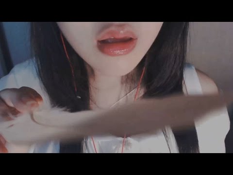 English ASMR Mouth Sound and Kiss with Trigger words "Youtube, Tingle, Love" 입소리+키스+유튭유튭 팅글팅글 러브러브