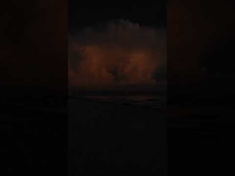 Thunderstorms on shore #shorts #florida #ocean