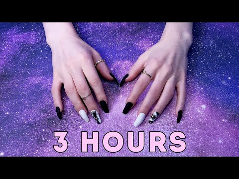 ASMR 3 HOURS Gentle Tapping and Scratching ✨ (no talking)