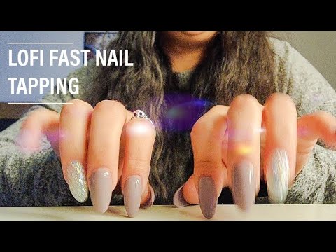 Lofi Fast Nail Tapping and Scurries | Tingles up and down your back