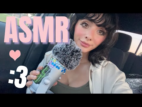 ASMR | 🚗❤️Tingles in my car w/ positive affirmations (everything’s okay)