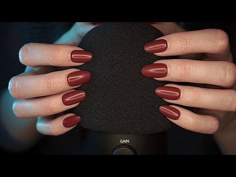 ASMR Deep Mic Scratching & Rubbing | Blue Yeti | With Cover, Sponge, and Towel | No Talking