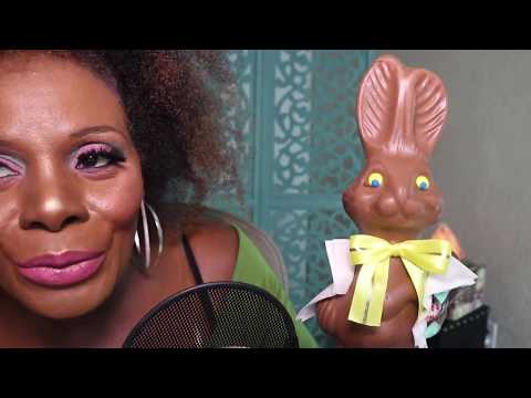 MILK Chocolate Bunny ASMR Eating Sounds/Parsnip Pete