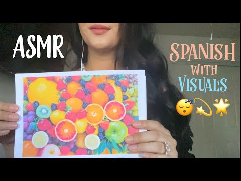 SPANISH Trigger Words with VISUALS | ASMR🌟