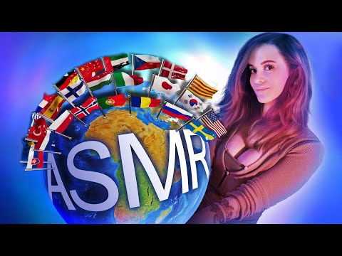 ASMR IN 25 DIFFERENT LANGUAGES * WHISPER AND ECHO