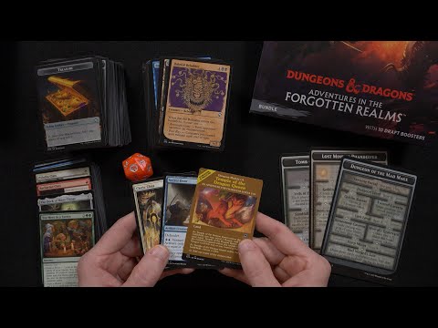 Magic: The Gathering Dungeons & Dragons Unboxing ASMR