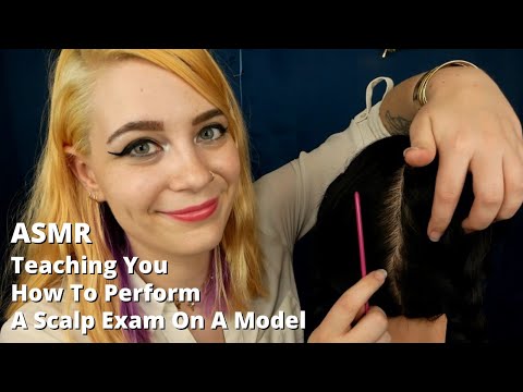 ASMR Teaching You How To Perform a Detailed Scalp Inspection | Soft Spoken Medical RP