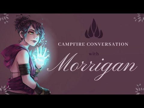 🔥 Campfire Conversation with Morrigan 🔥 Dragon Age ASMR (Soft Spoken, Forest Ambiance, Spell Sounds)