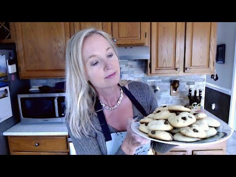 ASMR | Making Chocolate Chip Cheesecake Cookies (Soft Spoken)