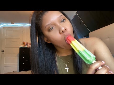 ASMR Popsicle Eating