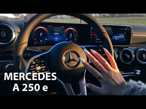 ASMR CAR TAPPING ✨ Mercedes A250e + LENS TAPPING 😍 (fast tapping & scratching)
