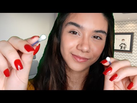 ASMR: ROLEPLAY LIMPEZA DE OUVIDOS | EAR CLEANING ROLEPLAY | Ear to Ear