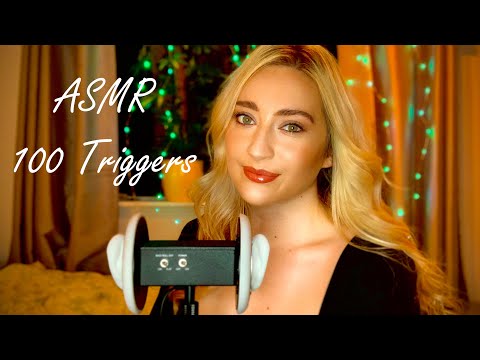 ASMR • 100 Triggers in 10 Minutes (3DIO)⚡️