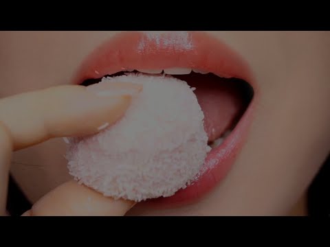[ASMR] Coconut Marshmallow Up Close Eating, 코코넛 마쉬멜로우 클로즈업 이팅사운드
