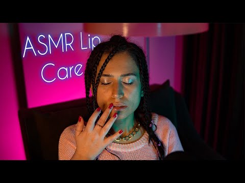 ASMR 👃 Relaxing Nose Care Massage and Lip Care 👄💋