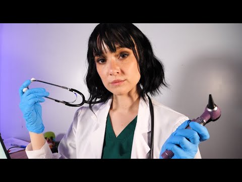 ASMR No Nonsense Doctor, You Have a Tummy Ache! | Sassy, Accent, General Check Up