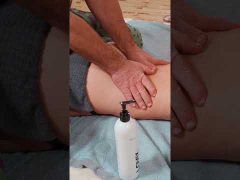 Tactile asmr relaxing lumbar massage for Marina #asmrmassage