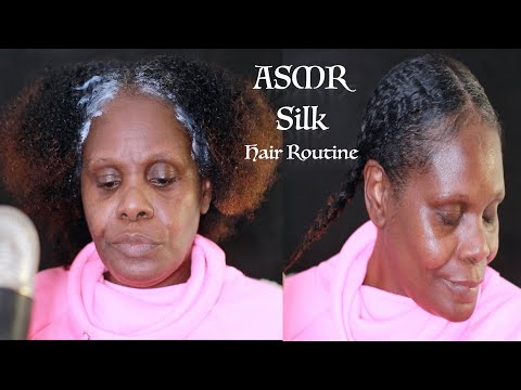 ASMR Silky Hair Treatment After Wash