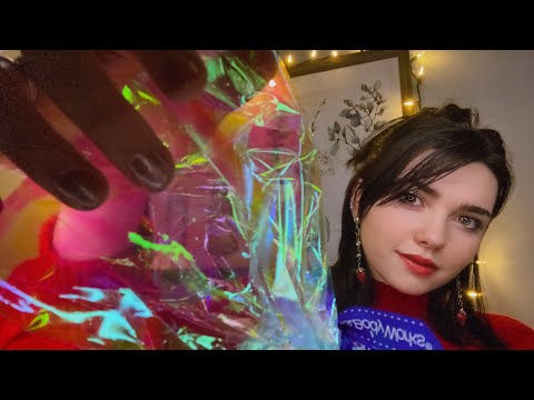 Holographic Crinkly Sounds No Talking ASMR 🌛💕