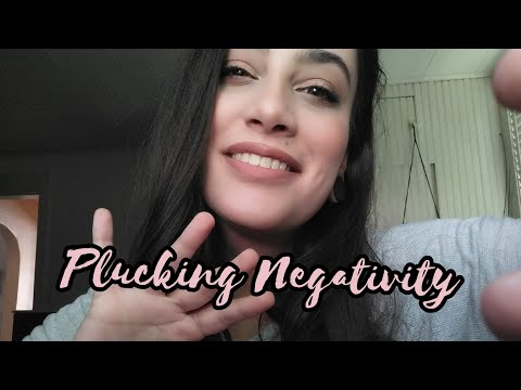 fast aggressive ASMR plucking and cutting away ALL of your bad thoughts and feelings ✨