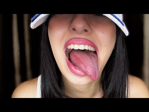 Asmr chocolate eating | spit painting and lens licking for relax sleeping without mouth sound