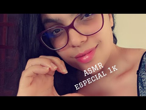 ASMR especial 1k | mouth sounds, spit paint, lens licking, pincel na tela