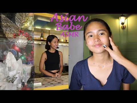 ASMR Christmas Makeover Transformation with Micha! (face massage, hair style and make-up roleplay)