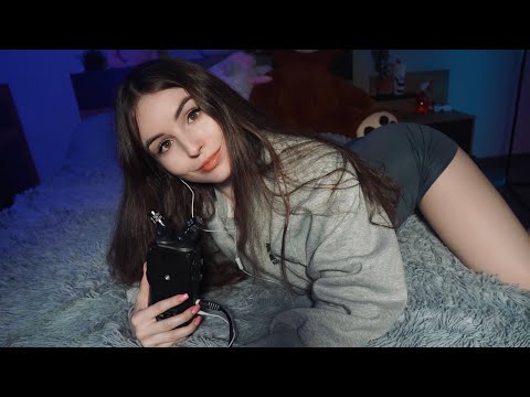 ASMR SPIT PAINT, MOUTH SOUNDS | FLUFFY BLANKET SCRATCHING, PENCIL WRITING SOUNDS