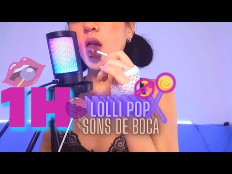 ASMR CASEIRO: LOLLIPOP eating sounds ~ sons de boca 🤠 #asmr #lollipop #mouthsounds