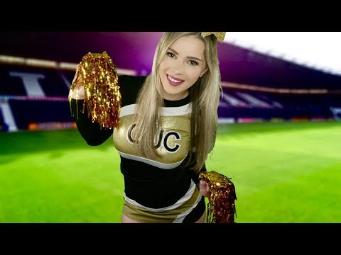 Cheerleader ASMR 🎀(Measuring You, Personal Attention & Face Touching)