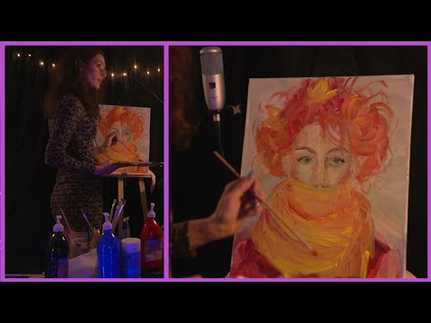 Live Painting A Fall Fairy (Twitch Stream)