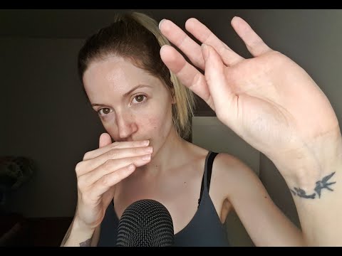 ASMR whispering your names - April Patrons - with hand sounds, tongue clicking