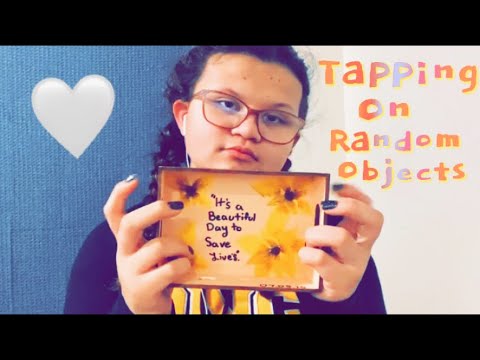 Tapping on objects in my room | ASMR | Living it with K
