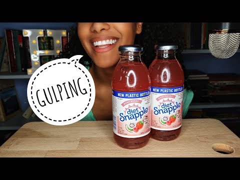 ASMR Snapple | GULPING SOUNDS | No Talking (Subscriber Request)
