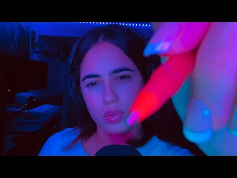 ASMR | 2 in 1 Video | Trigger Words And Face Tracing / Touching