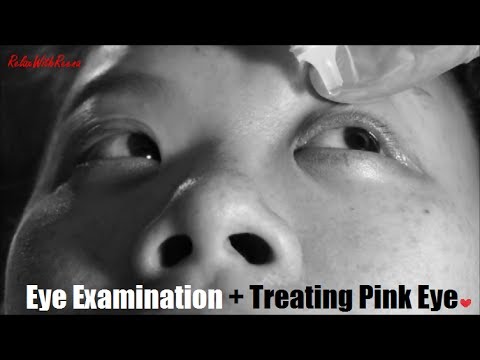 ASMR Eye Examination ROLE PLAY, REAL PERSON + Treatment for Pink Eye !! (Soft Spoken by Dr. Reena)