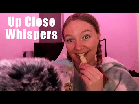 ASMR Up Close Whispers and Sugared Coconut (Let's Catch Up!)